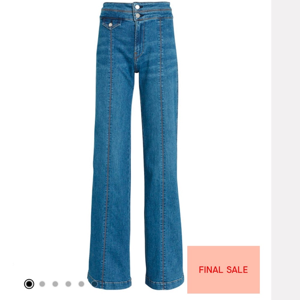 Veronica beard ember high rise wide leg jeans